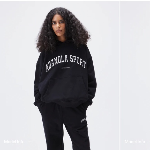 Adanola Tops - Adanola sport black crew neck Small